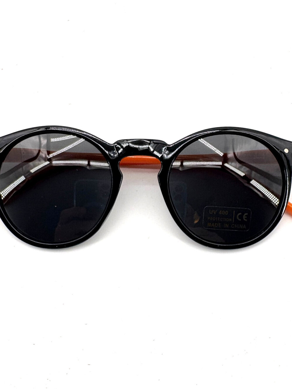 Tito's Handmade Vodka Black & Orange Promotional Sunglasses with Drawstring Case